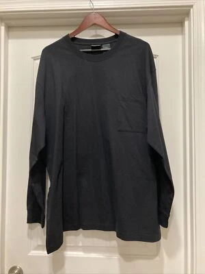 Men’s Black Scandia Woods Long Sleeve Pocket Tee SZ 2XL - Image 1 of 4