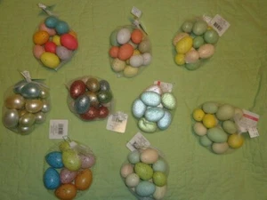 Easter Eggs*Basket Fillers*Table scatter*Decorations or Ornaments NEW 8-14 Eggs - Picture 1 of 9