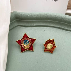 AUS SELLER. 2 x Order of the red star & Lenin Soviet medal RUSSIAN ARMY CCCP WW - Picture 1 of 11