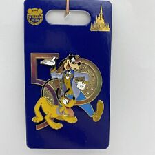 Disney Parks 50th Anniversary Goofy & Pluto Pin -