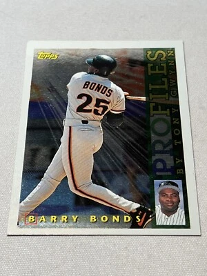 1996  Topps Barry Bonds NL-03 San Francisco Giants - Image 1 of 2