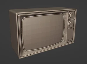 Custom Television for 6 Inch 1:12 figures diorama SCI FI and others - Bild 1 von 2