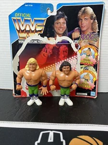 Figuras de lucha libre WWF Hasbro Rockers Shawn Michaels Marty Jannetty 1991 con biografía - Imagen 1 de 3