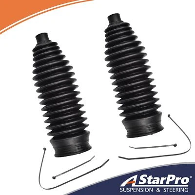 Steering Rack Pinion Tie Rod Boots For Honda Pilot Toyota Avalon Camry 2pc - Image 1 of 4