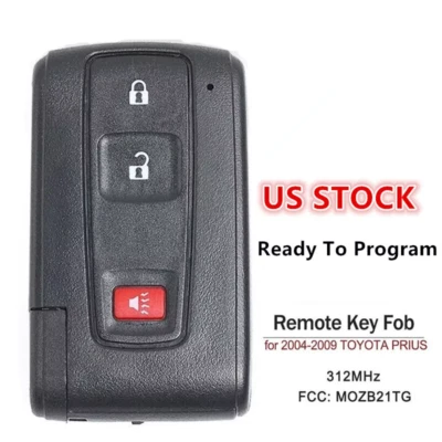 FOR 2004 2005 2006 2007 2008 2009 TOYOTA PRIUS REMOTE SMART KEY FOB MOZB21TG - Изображение 1 из 4