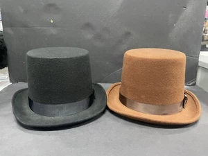 Felt Top Hats Adult One Size - Picture 1 of 5
