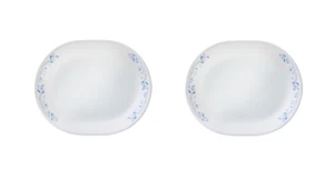 New Corelle Provincial Blue 12.25" Serving Platter Set Of 2 - Picture 1 of 2