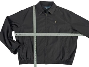 Chaqueta Polo Ralph Lauren Bi-Swing Harrington XXL Forrada en Negro - Imagen 1 de 8