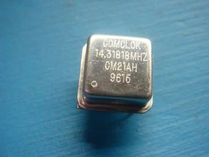 (5) COMCLOK CM21AH-14.31818 MHz 5V 8 PIN HCMOS CRYSTAL CLOCK OSCILLATOR 14.31818 - Picture 1 of 4