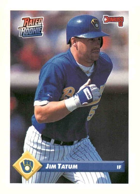 1993 Donruss #341 Jim Tatum - Image 1 of 2