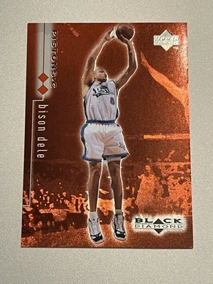 1998-99 1998 UPPER DECK BLACK DIAMOND RED DOUBLE DIAMOND BISON DELE #35 #’d/3000 - Image 1 of 2