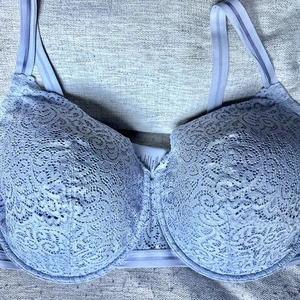 THIRDLOVE 42G Artisan Lace Balconette Bra Blue - Picture 1 of 9