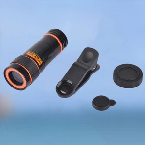 12X Universal Monocular Cell Phone Lens Observing Survey Telephoto Lens with - Photo 1 sur 11