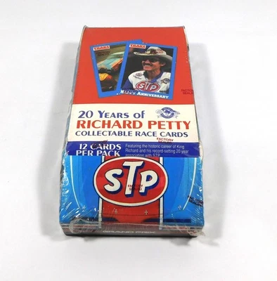 1991 Traks 20 Years of Richard Petty Racing STP Box Sealed (36 Packs) - Image 1 of 2