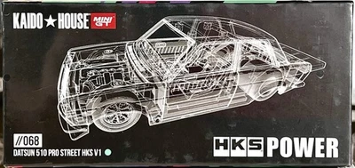 Kaido House DATSUN 510 Pro Street HKS  V1 New Sealed - Image 1 of 3