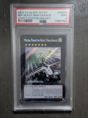 Mecha Phantom Beast Dracossack LTGY-EN053 1st Edition PSA 9 - Image 1 of 2