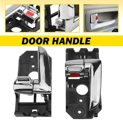 Par de manijas interiores delanteras puerta trasera cromadas para KIA Spectra5/Spectra 2004-2009 Foto 1 de 4