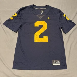 Michigan Wolverines Jersey Mens Small Blue Yellow NCAA Football Charles Woodson - Picture 1 of 16