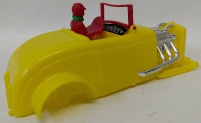 Vintage 1960's HERKIMER Motor Speedways Yellow Hot Rod OK Cub Tether Car Body - Image 1 of 4