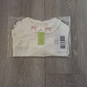 Body col nœud bébé Janie et Jack 0-3M blanc  - Photo 1/3