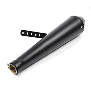Exhaust Cafe Racer Cone for BMW R 65/ 45 black - Picture 1 of 3