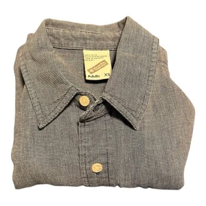 Vintage Adults XS Warner Bros Bugs Bunny And Taz Button Up Shirt, Gray - Picture 1 of 6