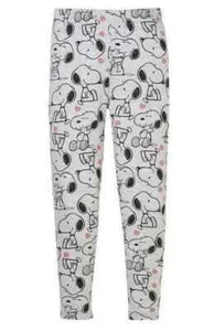 SNOOPY 116 LEGGINGS PEANUTS HOSE SPORTHOSE SPORT HERZEN WOODSTOCK LEGINGS NEU - Bild 1 von 3