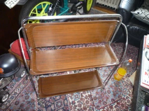 Servierwagen Teewagen Dinett 70er Rollwagen Vintage Bar bremshey gerlinol 3 - Bild 1 von 7