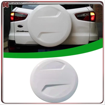 Cubierta de rueda de neumático de repuesto blanca para Ford EcoSport 2013-2017 1 pieza Foto 1 de 4