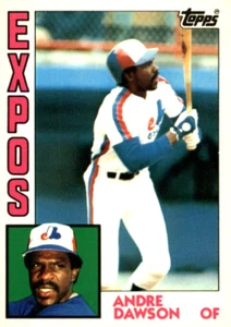 1984 Topps #200 Andre Dawson Montreal Expos Salón de la fama - Imagen 1 de 1
