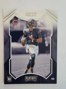 2021 Justin Fields Chicago Bears NFL Panini Playoff Rookie Base Card #208 RC - Picture 1 of 2