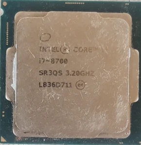 Intel Core i7 8700 3,2GHz LGA 1151 Prozessor CPU 6 Kerne *VOLLSTÄNDIG GETESTET* SR3QS - Bild 1 von 1