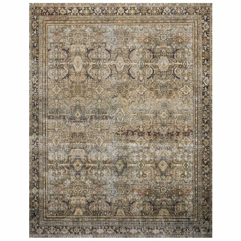 Loloi II Layla 9'-0" '-0" Olive And Charcoal Area Rugs LAYLLAY-03OLCC90C0