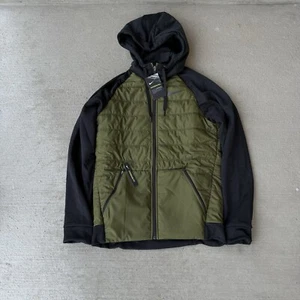 Men Nike Winterized Therma Training Hoodie Jacket AO1440 395 SIZE S- Olive Blk - Picture 1 of 5