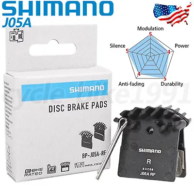 Shimano J05A Resin Disc Brake Pads ICE-TECH Coling Fin Fit Deore SLX J03A J02A • 18.72€