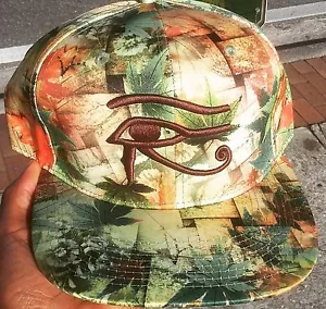3RD EYE SNAPBACK BROWN LEAVES - Picture 1 of 2