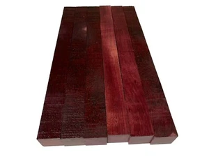 6 Pcs, Purpleheart Hobbywood 1x 1x 12 Woodturning Carving Blank Free US Shipping - Picture 1 of 4