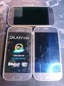 Joblot 3 x Samsung Galaxy Ace Ace 4 - 4GB - Black (EE) Smartphone - Afbeelding 1 van 2