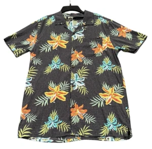 NEW Reef Men's Arroyo Woven Floral Short Sleeve Shirt Multicolor Size Medium NWT - Picture 1 of 3