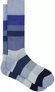 New Season NWT $35 Paul Smith “Iggy” ribbed block stripe socks. Made in Italy. - Picture 1 of 2
