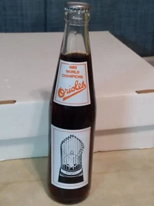1983 Baltimore Orioles Commemorative World Series Coke Bottle Ex Condition - Picture 1 of 2