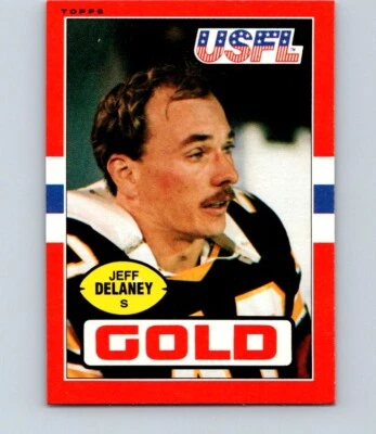 1985 TOPPS USFL FOOTBALL #30 JEFF DELANEY                  NRMT/MT   HB - Image 1 of 2