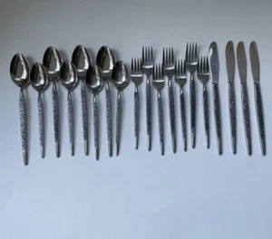 Stanley Roberts Edelstahl Besteck MARTEZ Japan Menge 19 Teile MCM - Bild 1 von 11