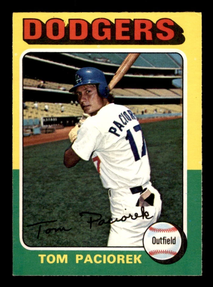 1975 OPC O-Pee-Chee Baseball #523 Tom Paciorek EX - Image 1 of 2