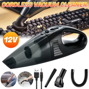 Portable Cordless Hand Held Vacuum Cleaner Wet Dry Car Auto Home Duster - Picture 1 of 12