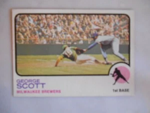 1973 Topps George Scott Milwaukee Brewers #263 Baseball Card - Picture 1 of 2