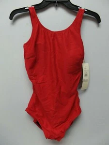 Gottex Aphrodite Red Mastectomy HighNeck 1pc Swimsuit Sz6,8,10,12,14,16Free Ship - Picture 1 of 8