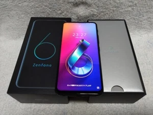 ASUS ZenFone 6 ZS630KL 128GB Midnight Black Dual Sim Unlocked Smartphone - Picture 1 of 8