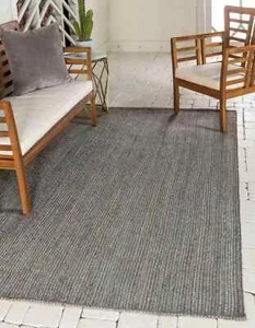 Jute Braided Rustic Look Modern Carpet Natural Dehati Living Room Bedroom Rug - Picture 1 of 7