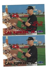 Cal Ripken J 1999 Fleer Tradition and Warning Track Cds. # 8 & # 8W. (2cds.) - Picture 1 of 2